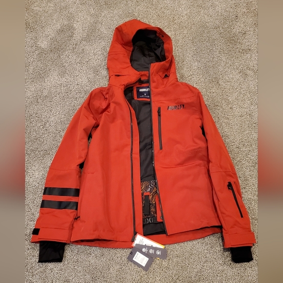 Hurley Outlaw Jacket. Men's Small. Royal Red Color - Picture 1 of 6